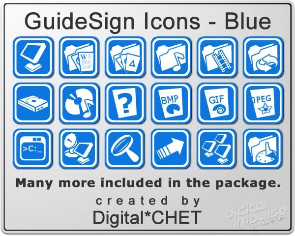 GuideSign Simple Blue Preview image