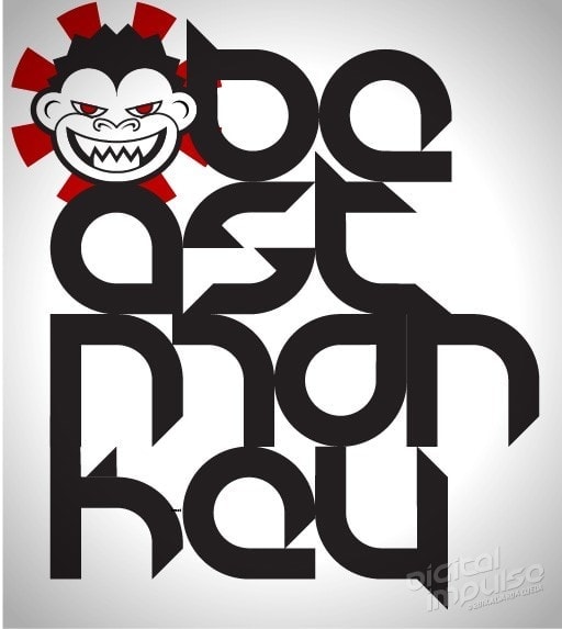 Beast Monkey Grid Design image
