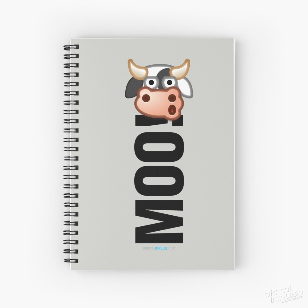 MOO - Spiral Notebook