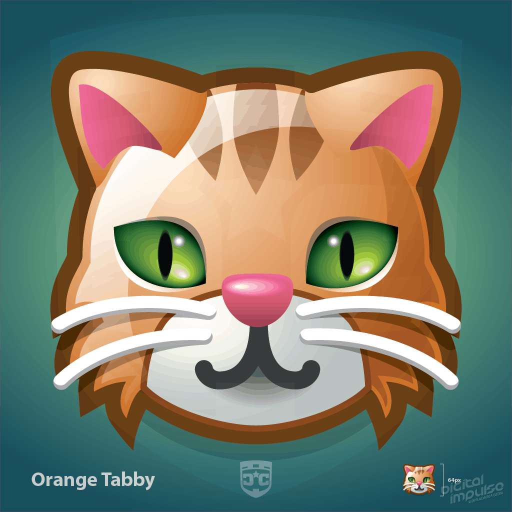 Digi*Cons - Orange Tabby