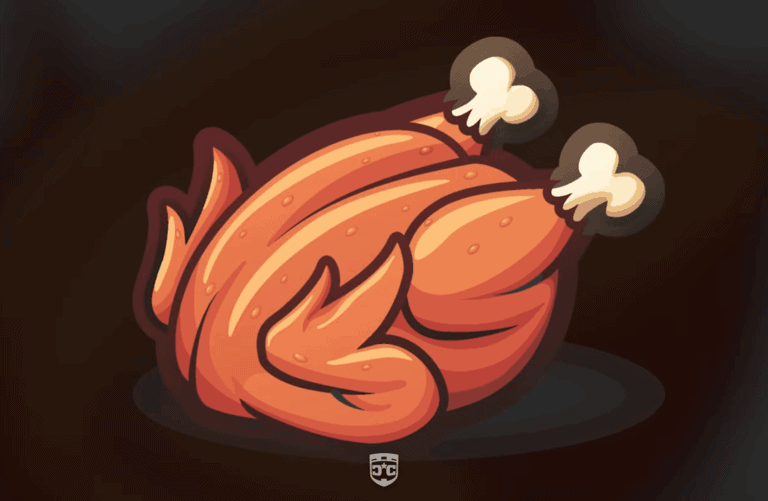 Roast Chicken Illustration image