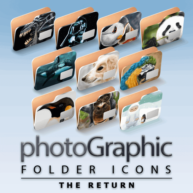 photoGraphic Folder Icons Preview image