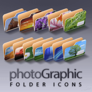 photoGraphic Folder Icons Set 1 & 2 Preview image