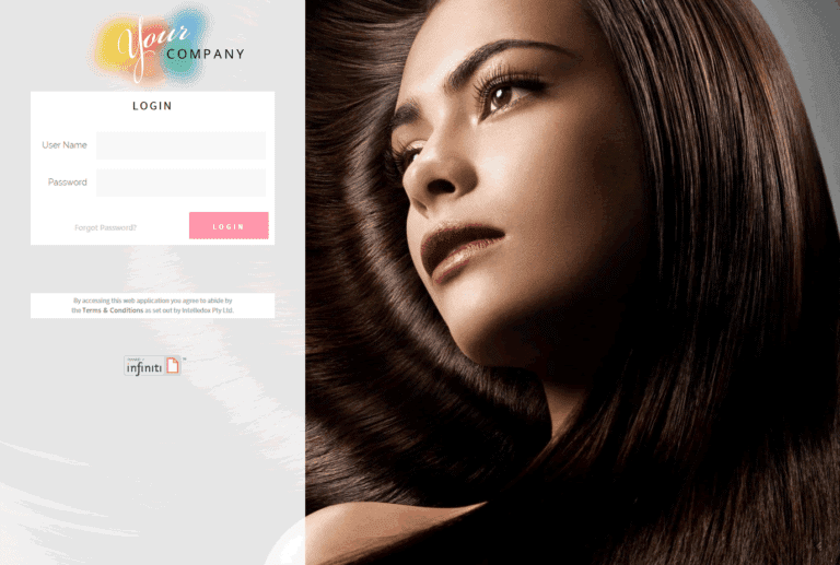 Produce Hair Salon Theme Login Page image