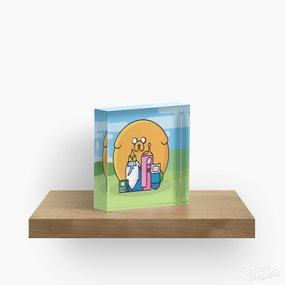 Adventure Time Family Snap - Acrylic Block image