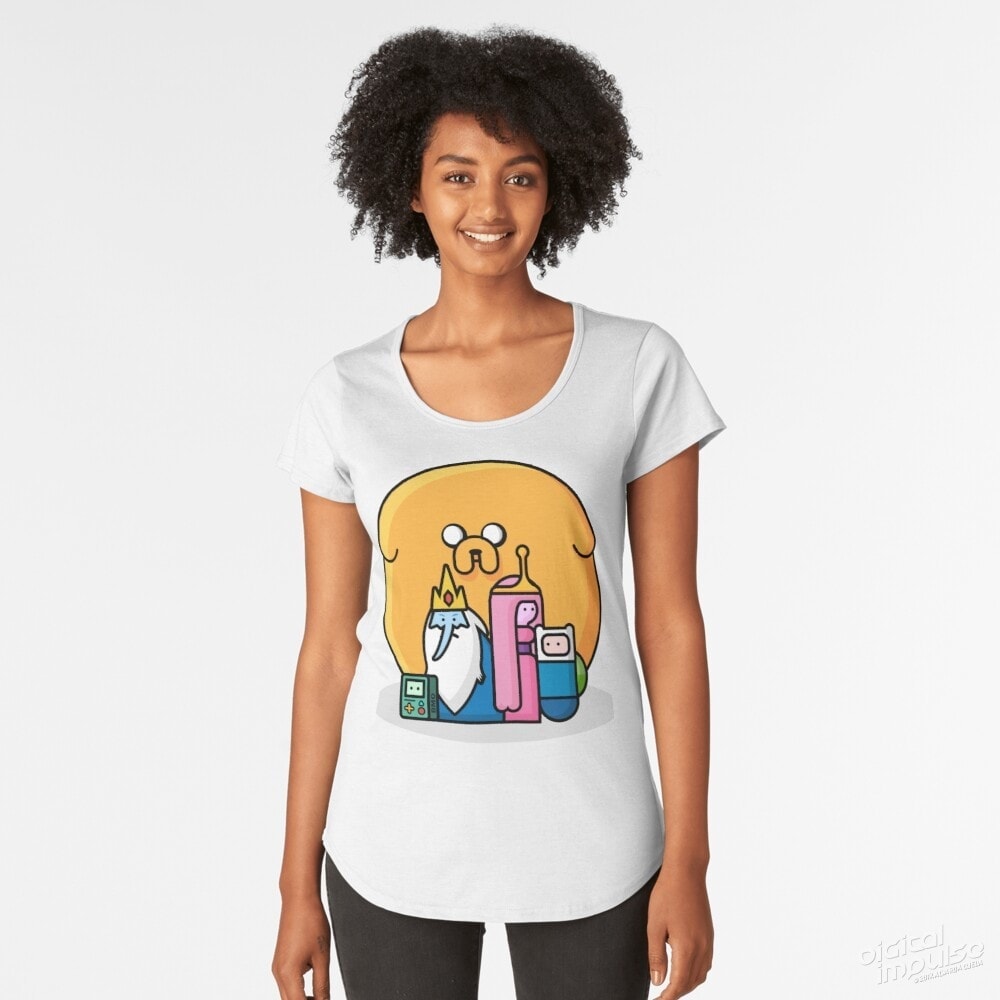 Adventure Time Family Snap – Scoop Tee
