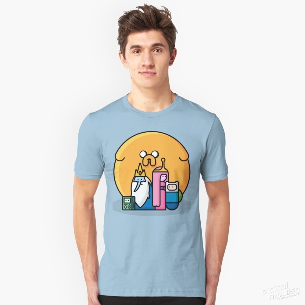 Adventure Time Family Snap – Slim Fit Tee