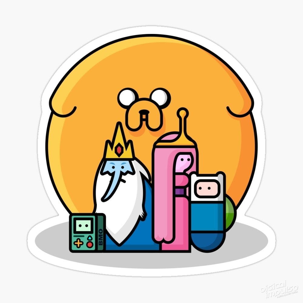 Adventure Time Family Snap - Sticker image