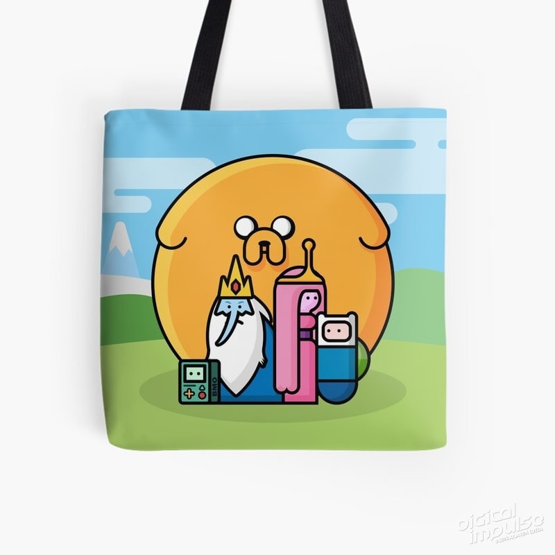 Adventure Time Family Snap – Canvas Tote Bag