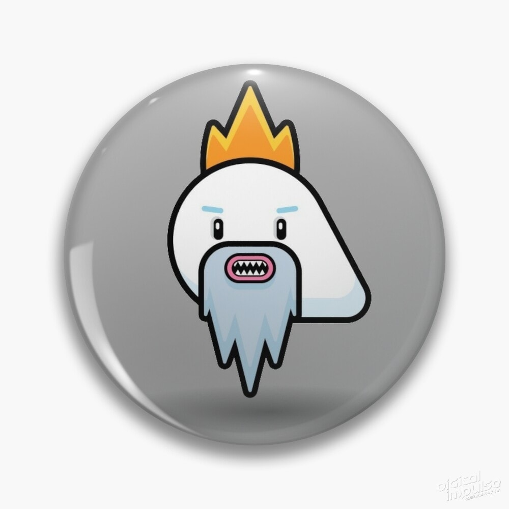 Angry Ghost King - Pin image