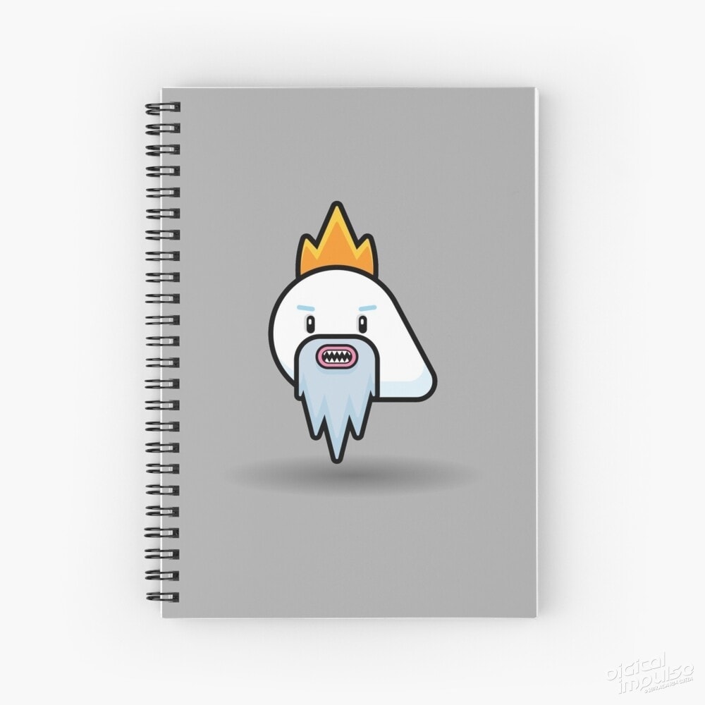Angry Ghost King – Spiral Notebook