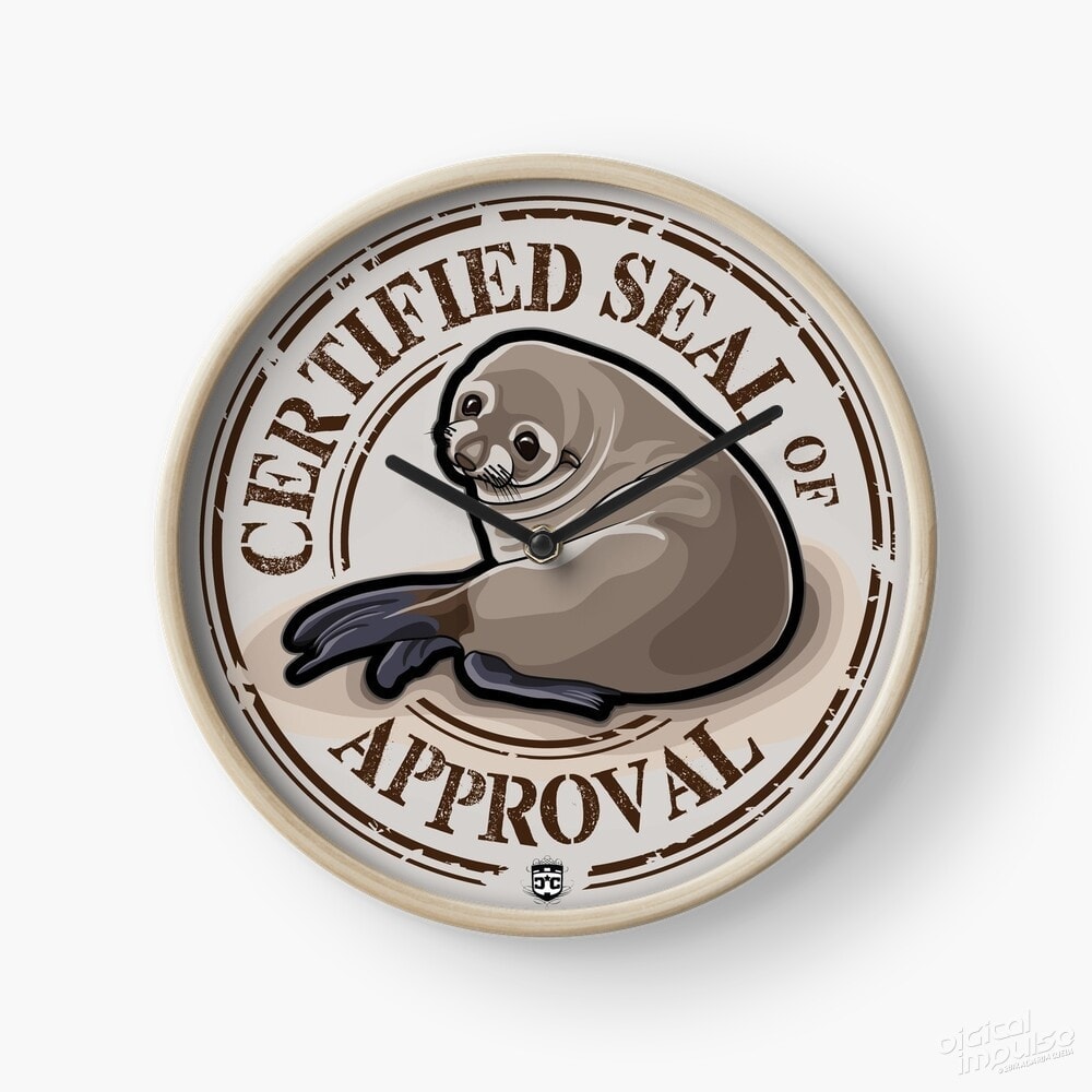 Certified Seal Of Approval – Clock