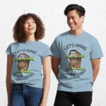 Let's Hang & Do Nothing Sloth - Classic Tee image