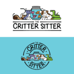 Critter Sitter Logo Concept Preview image