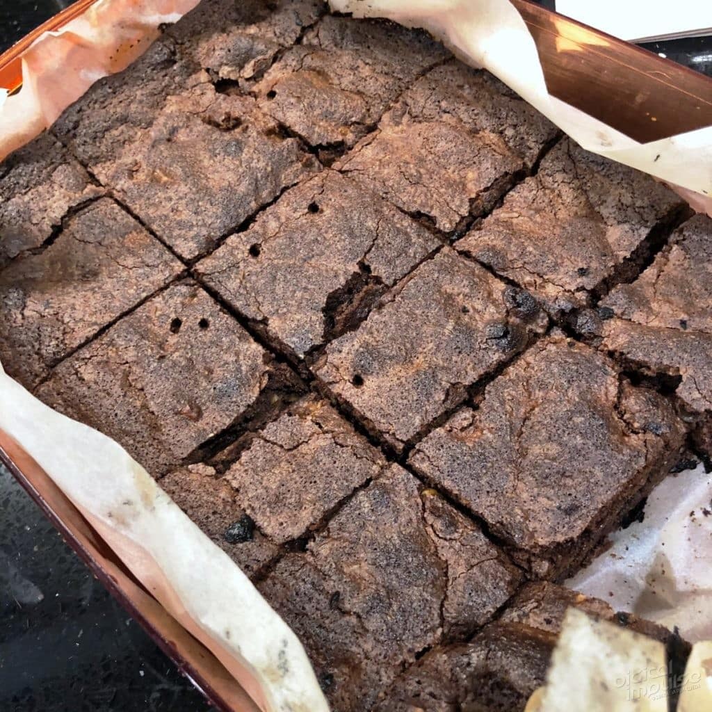 Brownies - Chopped up and ready to chomp image