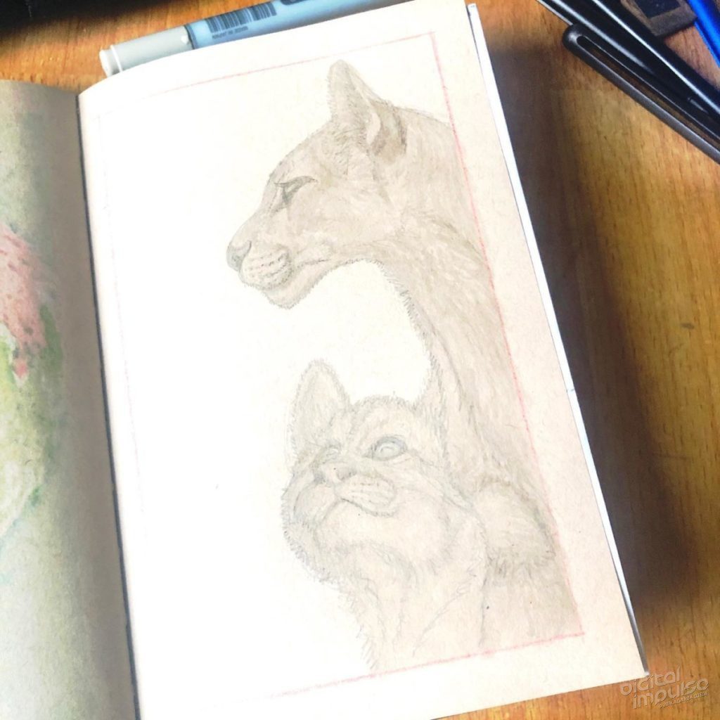 Puma Mother & Cub - Process Shot 07 preview image