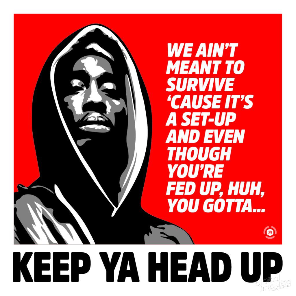 Hip-Hop Legends - KEEP YA HEAD UP - Preview image