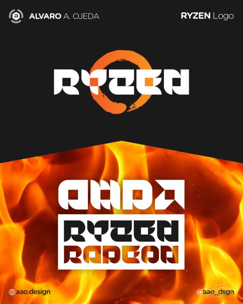 Ryzen Logo Concept preview image