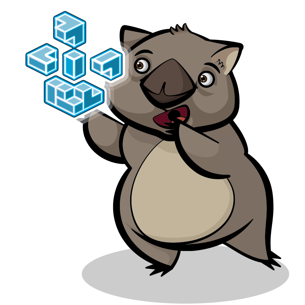 Plucky Wombat Mascot preview image