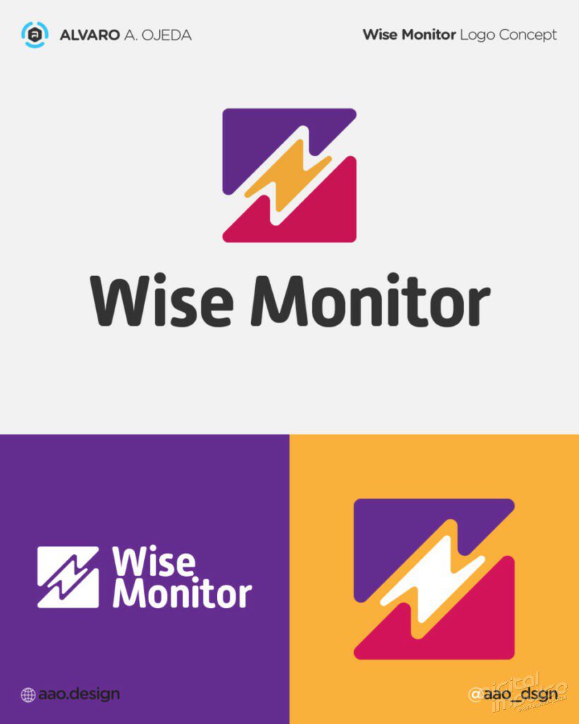 Wise Monitor Concept Logo preview image